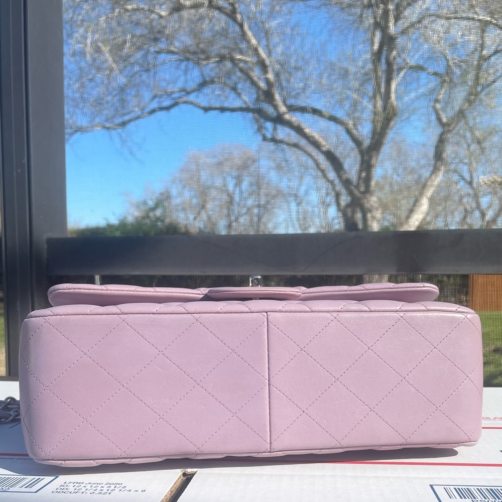 ππChanel Mauve Classic Double Flap Jumbo Bag - Picture 5 of 11